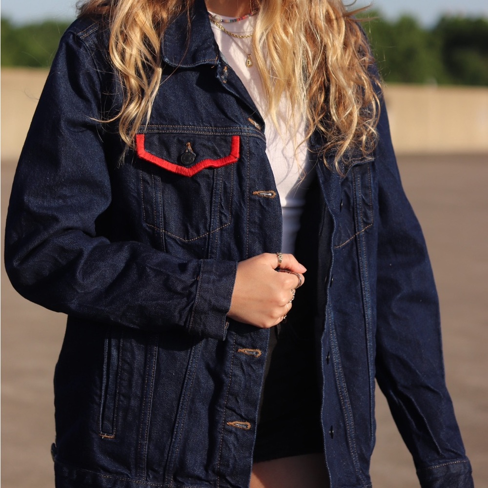 Reworked denim jacket - Picture 2 of 4